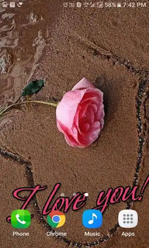 Play Lovely Pink Rose LWP as an online game Lovely Pink Rose LWP with UptoPlay