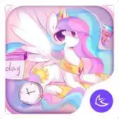 Free play online lovely rainbow unicorn-APUS Launcher theme APK Free play online lovely rainbow unicorn-APUS Launcher theme APK
