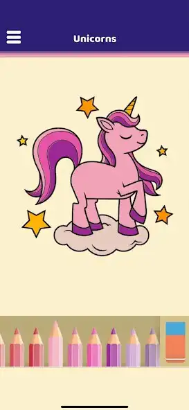 Play Lovely Unicorns Coloring Book  and enjoy Lovely Unicorns Coloring Book with UptoPlay
