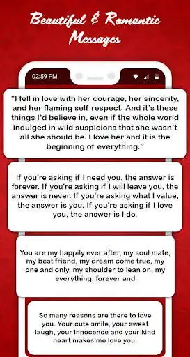 Play Love Messages Text SMS & Background Wallpaper as an online game Love Messages Text SMS & Background Wallpaper with UptoPlay