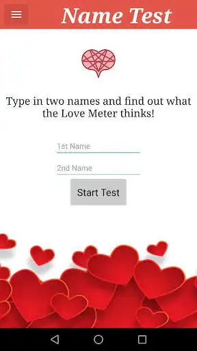 Play Love Meter Test - Predictions & Advice! as an online game Love Meter Test - Predictions & Advice! with UptoPlay