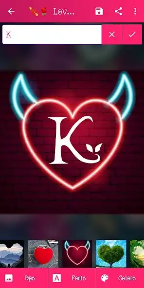 Play Love Name Art Letter Dp Maker as an online game Love Name Art Letter Dp Maker with UptoPlay