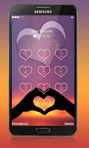 Play Love Passcode Lock Screen as an online game Love Passcode Lock Screen with UptoPlay