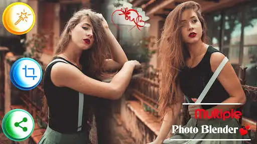 Play Love  Photo Blender App : Photo Double Exposure as an online game Love  Photo Blender App : Photo Double Exposure with UptoPlay