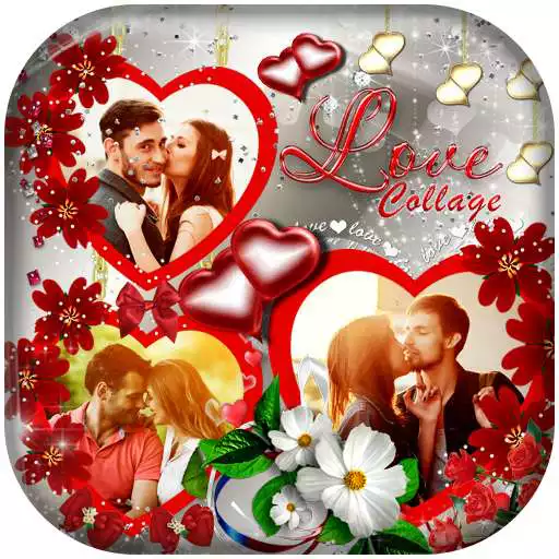Free play online Love Photo Collage Editor  APK