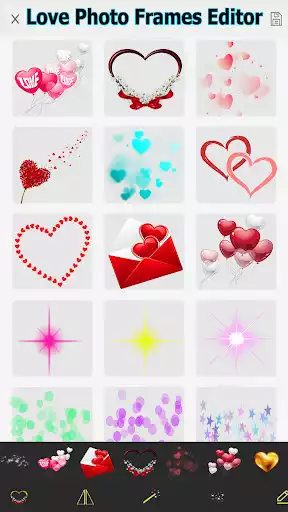 Play Love Photo Frames Editor as an online game Love Photo Frames Editor with UptoPlay