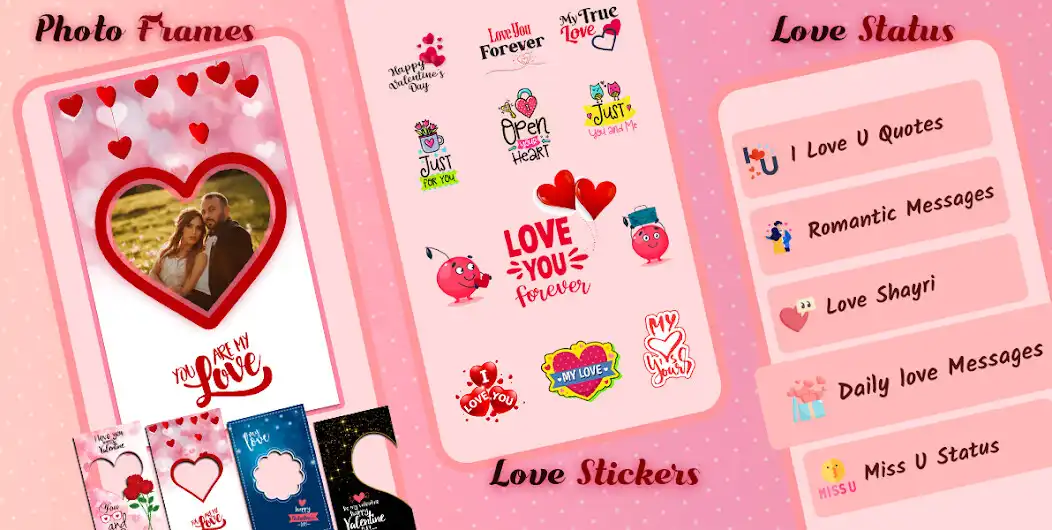 Play Love Photo Frames - Status  and enjoy Love Photo Frames - Status with UptoPlay
