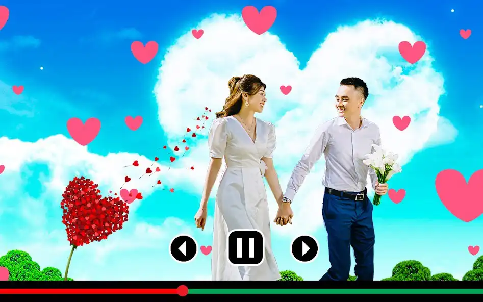 Play Love photo video maker song as an online game Love photo video maker song with UptoPlay