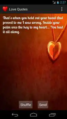 Play Love quotes  SMS