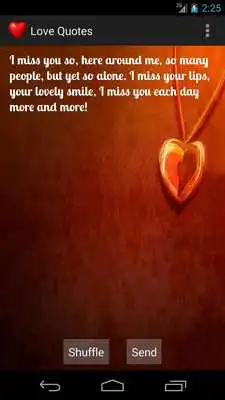 Play Love quotes  SMS