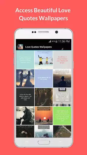 Play APK Love Quotes Wallpapers  and enjoy Love Quotes Wallpapers with UptoPlay com.andromo.dev518376.app490896