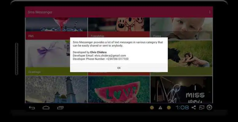 Play Love, Romantic, Flirt, etc SMS