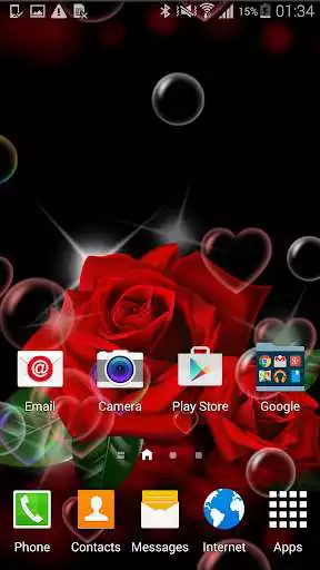Play Love Rose Free Live Wallpaper