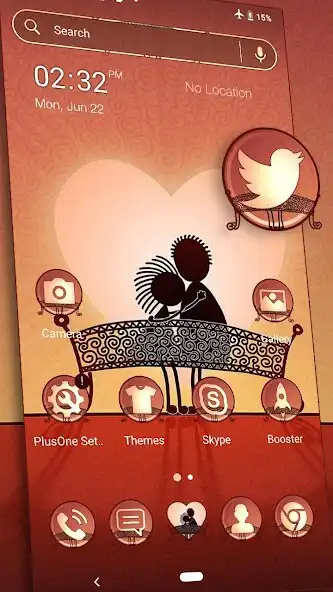 Play Lovers Bench Launcher Theme  and enjoy Lovers Bench Launcher Theme with UptoPlay