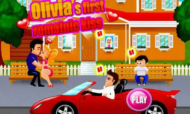 Play Lovers First Romantic Kiss