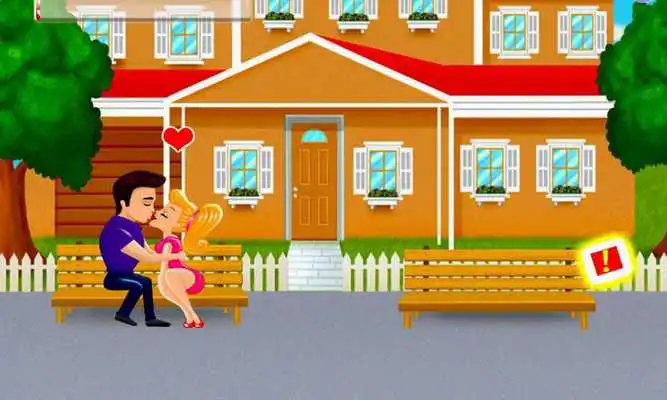 Play Lovers First Romantic Kiss