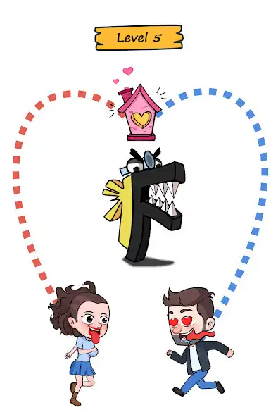 Play Love Rush: Draw To Go Home as an online game Love Rush: Draw To Go Home with UptoPlay