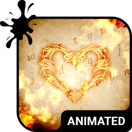 Play Love Scroll Animated Keyboard APK