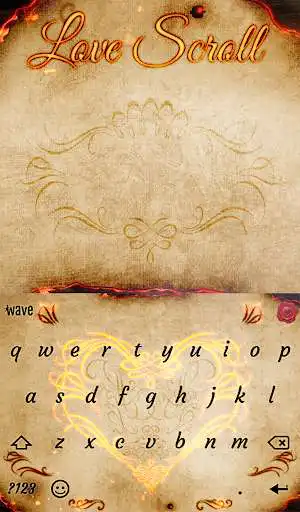 Play Love Scroll Animated Keyboard as an online game Love Scroll Animated Keyboard with UptoPlay