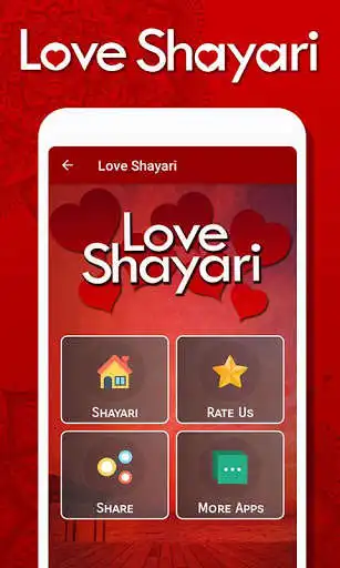 Play Love Shayari Hindi 2019 as an online game Love Shayari Hindi 2019 with UptoPlay