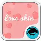 Free play online Love Skin for Keypad  APK