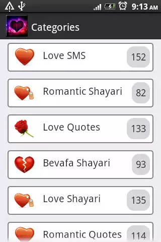 Play Love SMS Collection  and enjoy Love SMS Collection with UptoPlay