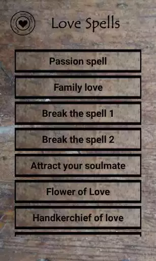 Play Love Spells and rituals