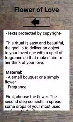 Play Love Spells and rituals