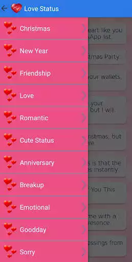 Play Love Status - Love Messages  and enjoy Love Status - Love Messages with UptoPlay
