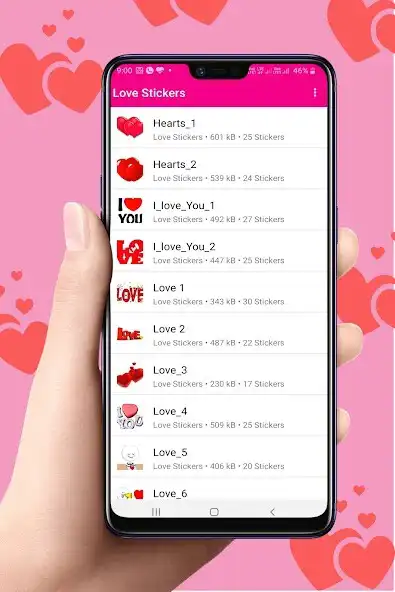 Play Love Sticker for WA as an online game Love Sticker for WA with UptoPlay