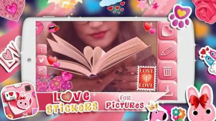 Play Love Stickers for Pictures