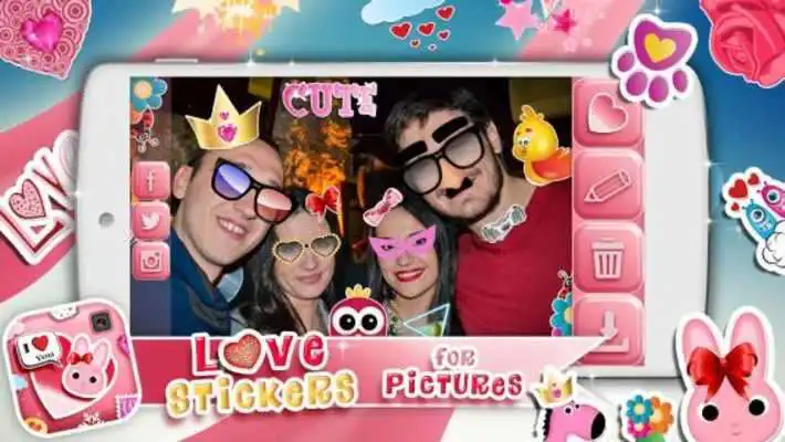 Play Love Stickers for Pictures