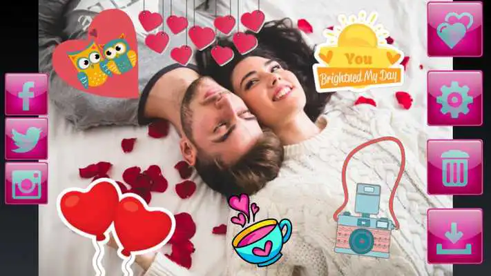 Play Love Stickers for Pictures
