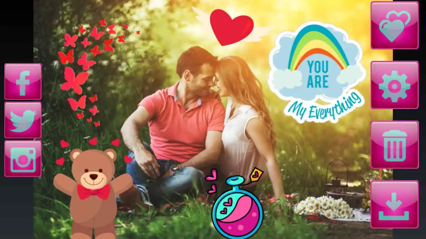 Play Love Stickers for Pictures