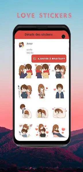 Play Love Story Stickers as an online game Love Story Stickers with UptoPlay