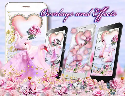 Play Love Swans Live Wallpaper  and enjoy Love Swans Live Wallpaper with UptoPlay