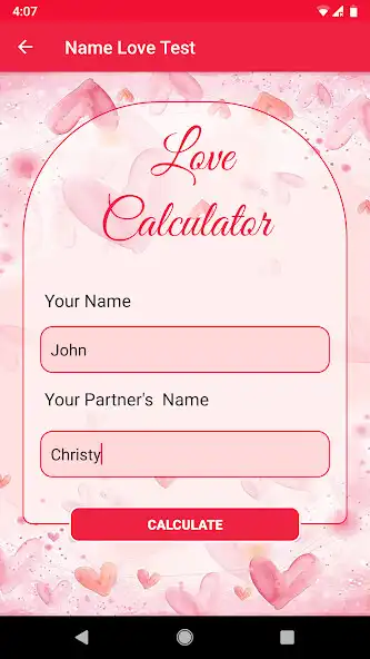 Play Love Test 2021 Real Calculator as an online game Love Test 2021 Real Calculator with UptoPlay