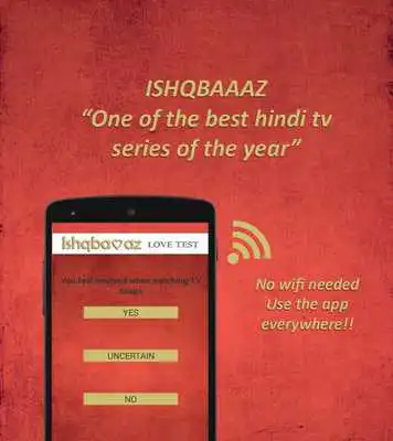 Play Love test ISHQBAAAZ hindi TV