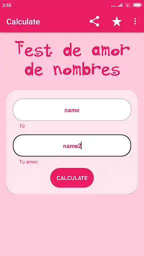 Play Love Test - Names