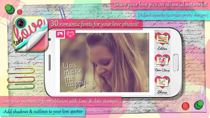 Play Love Text Pics - Photo Studio