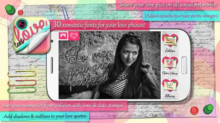 Play Love Text Pics - Photo Studio