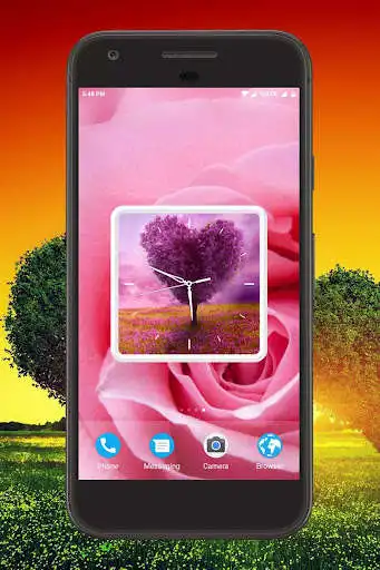 Play Love Tree Clock Live Wallpaper  and enjoy Love Tree Clock Live Wallpaper with UptoPlay