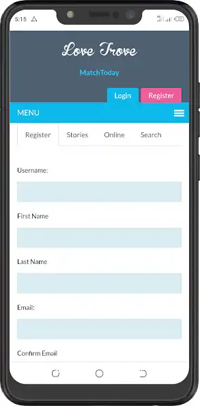 Play Love Trove - Dating app. chat as an online game Love Trove - Dating app. chat with UptoPlay