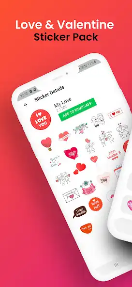 Play Love  Valentine WA Stickers  and enjoy Love  Valentine WA Stickers with UptoPlay