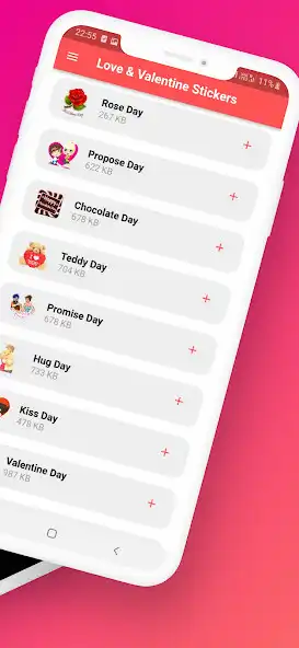 Play Love  Valentine WA Stickers as an online game Love  Valentine WA Stickers with UptoPlay