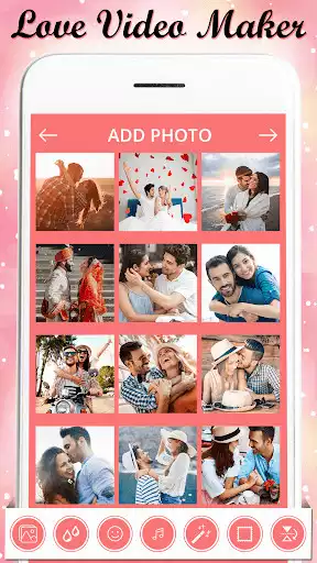 Play Love video maker with music as an online game Love video maker with music with UptoPlay