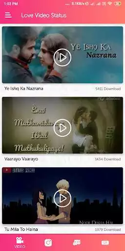 Play Love Video Status : All video, DP, Status, Gif  and enjoy Love Video Status : All video, DP, Status, Gif with UptoPlay