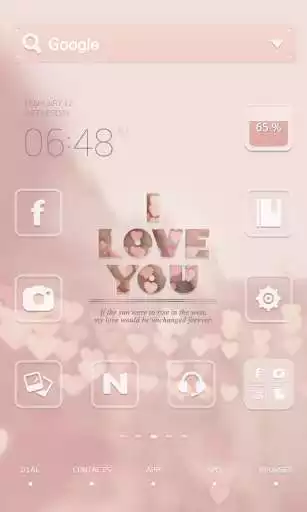 Play Love you dodol launcher theme