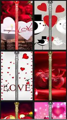 Play Love Zipper Lock Screen Prank