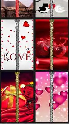 Play Love Zipper Lock Screen Prank